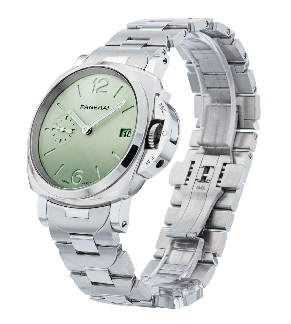 PANERAI オリーブグリーン ラバーベルト Rubber Strap for Panerai Luminor - Forest Green